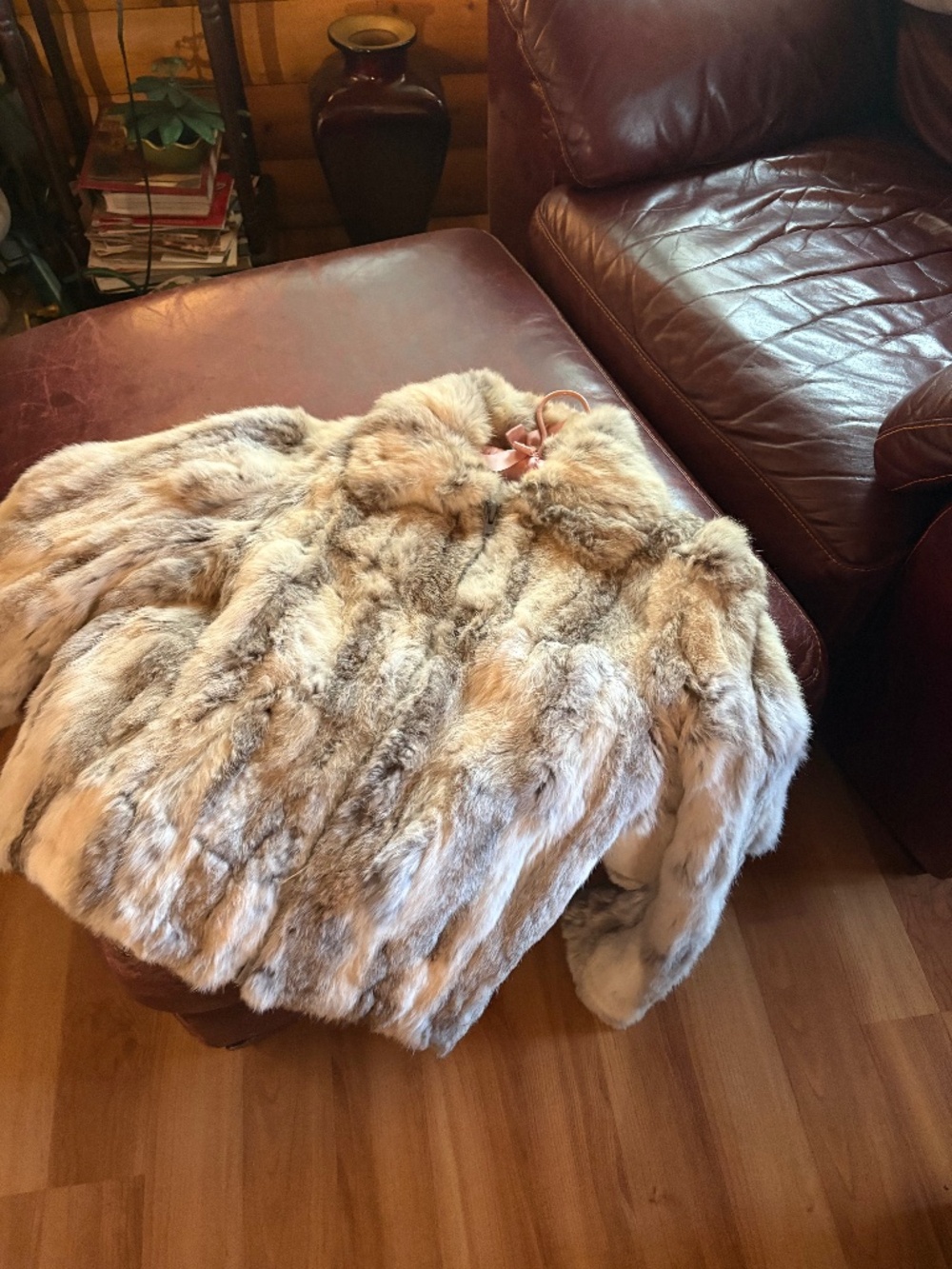 Split End LTD Rabbit Fur Jacket